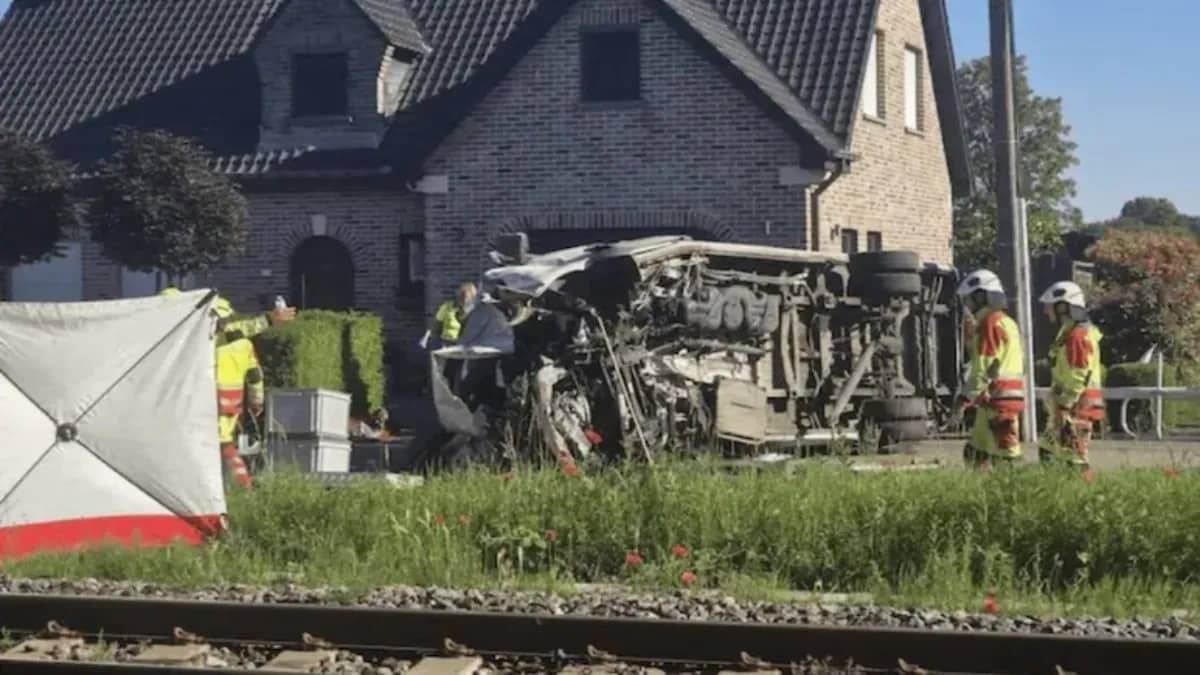 Four People Killed in Train Collision with Belgian School Bus
