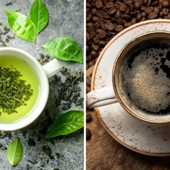 Green Tea vs Black Coffee