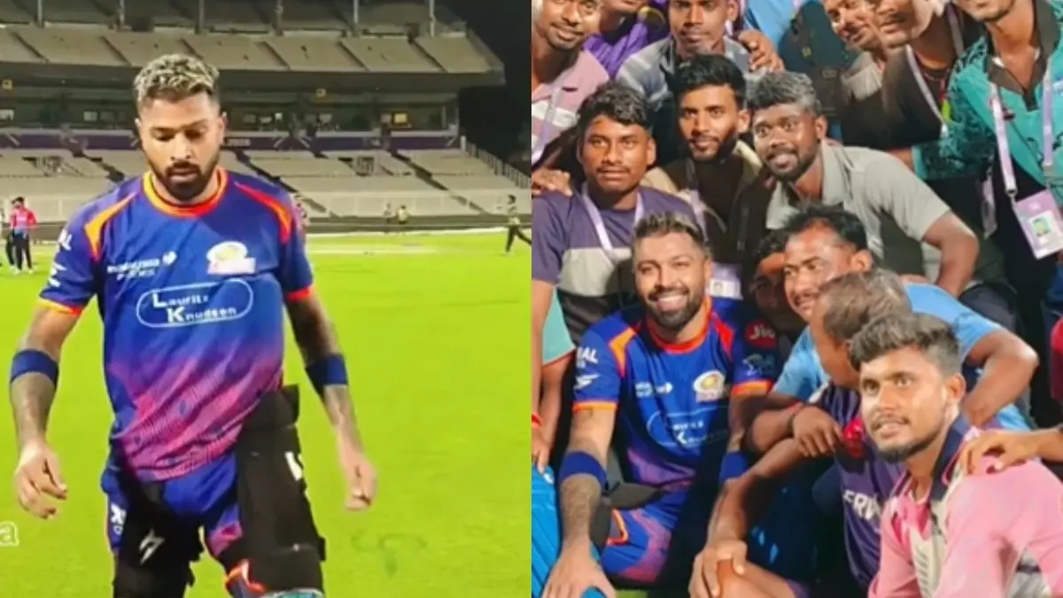 WATCH | Hardik Pandya Does an MS Dhoni; Heartwarming Gesture Goes Viral Ahead of KKR-MI IPL 2026 Game Hardik Pandya