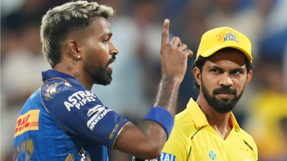Ex-Cricketer Believes Mumbai Indians Hold Edge Over CSK Ahead Of Heavyweight IPL 2026 Clash At Chepauk Hardik Pandya and Ruturaj Gaikwad