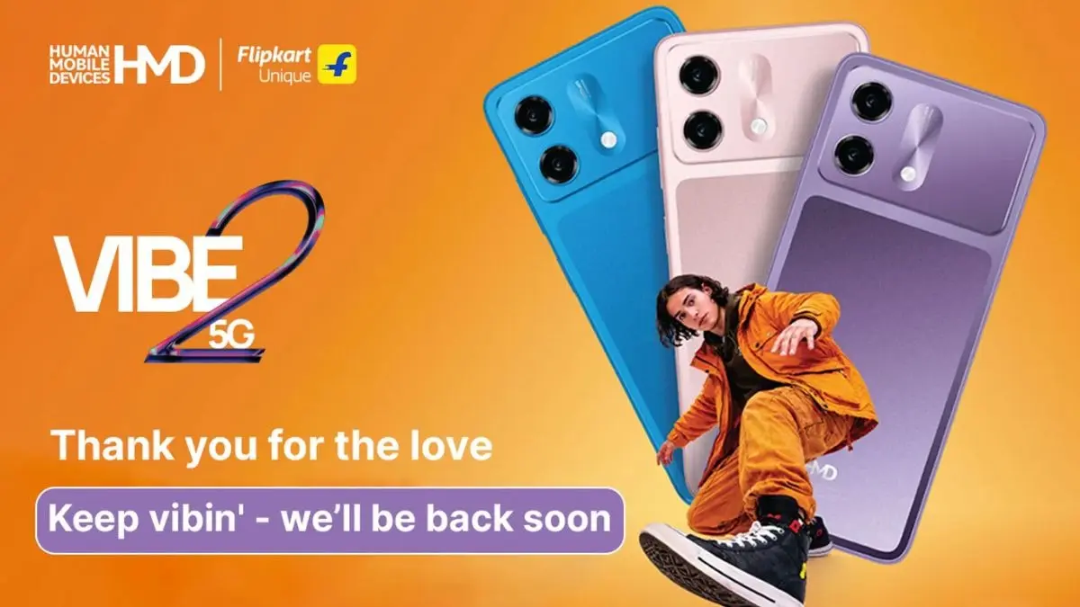 HMD Vibe2 5G: सबसे सस्ते 5जी फोन ने मचाया धमाल, सेल शुरू होने के एक घंटे में ही हो गया आउट ऑफ स्टॉक hmd vibe2 5g