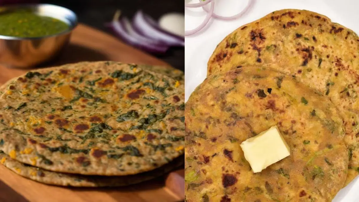 Gujarati Thepla Recipe: घर पर मिनटों में बनेगा गुजराती स्टाइल थेपला, हल्के नाश्ते के लिए है परफेक्ट रेसिपी; नोट करें विधि how to make gujarati thepla at home recipe healthy besan snack recipe breakfast