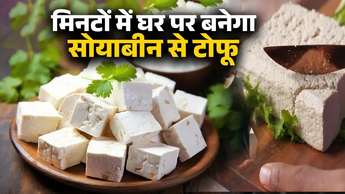 Tofu Making Recipe At Home: घर में ऐसे बनाएं मिनटों में सोयाबीन की मदद से टोफू, नहीं पड़ेगी बाजार से खरीदने की जरूरत; नोट करें विधि how to make tofu paneer at home using soyabean homemade tofu making low fat paneer easy way