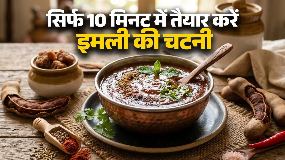 Imli Ki Chutney Recipe: गर्मी में चाट-पकौड़ी का मजा होगा दोगुना, घर पर बनाएं हलवाई स्टाइल इमली की चटनी, नोट करें रेसिपी imli chutney recipe