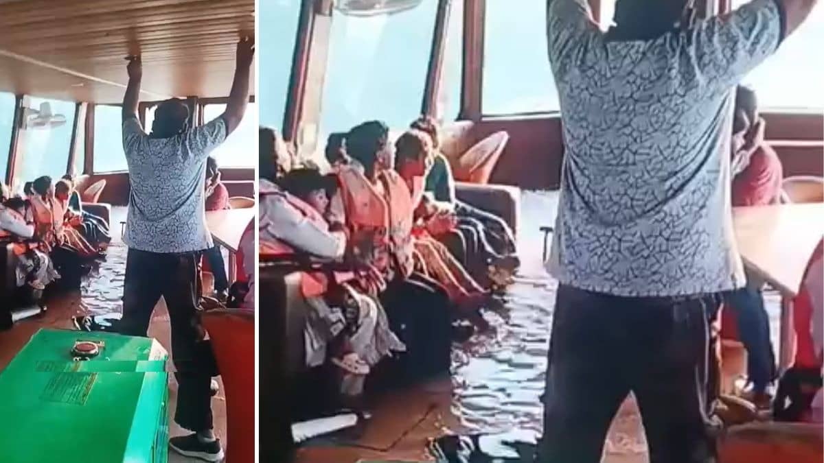 Jabalpur Cruise accident VIDEO