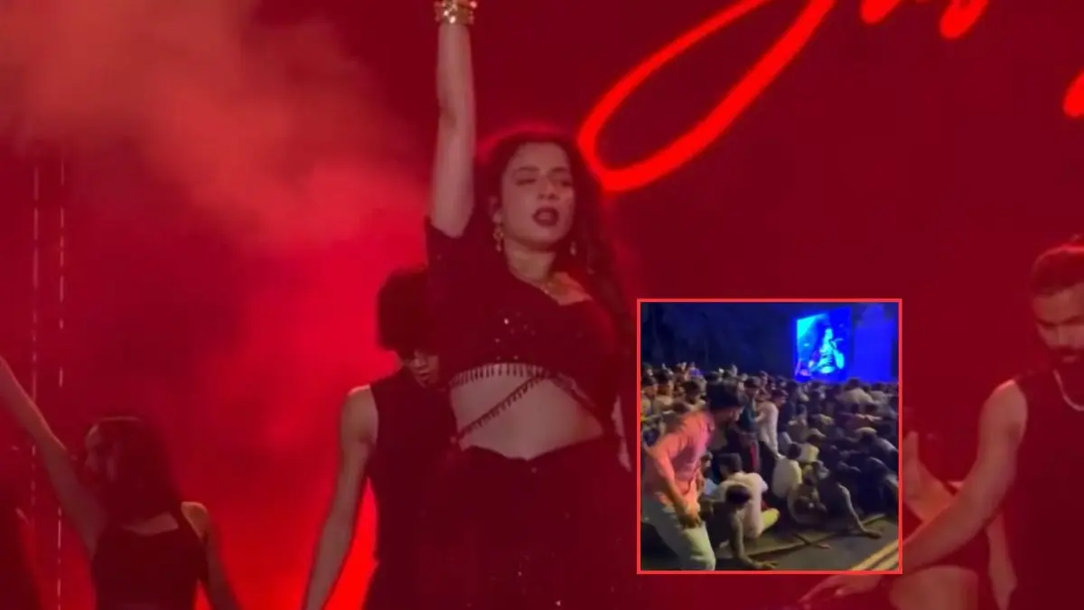 Jasmine Sandlas Halts Her Dehradun Concert After Barricade Collapse, Video Goes Viral Jasmine Sandlas Halts Her Dehradun Concert