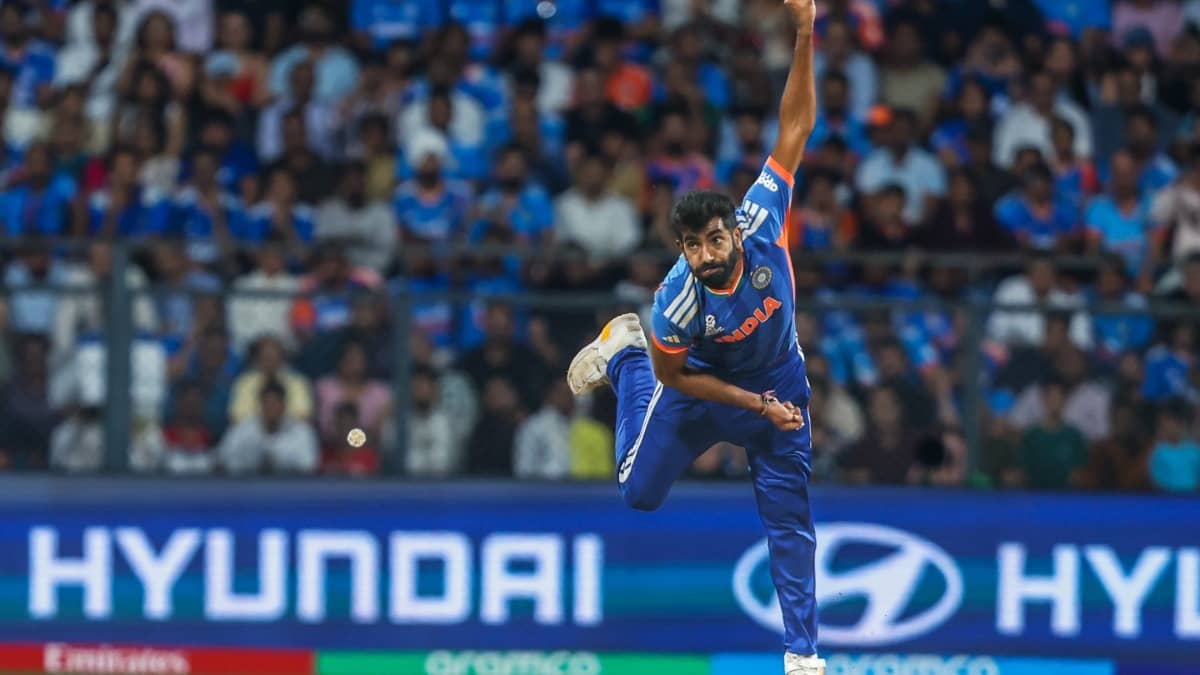 Jasprit Bumrah in action