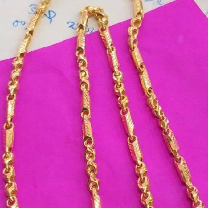 Jewellery wrapped in pink paper
