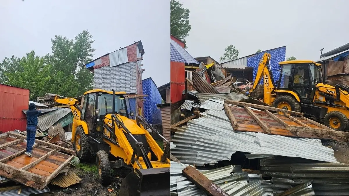Just a Day After LG’s Anti-Drug Rally, Srinagar Police Demolish House of Habitual Peddler Just a Day After LG’s Anti-Drug Rally, Srinagar Police Demolish House of Habitual Peddler