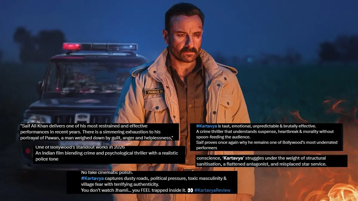 Kartavya X Review: 'From Restrained To Furious', Saif Ali Khan Impresses Fans In Netflix Cop Drama Kartavya is streaming on Netflix