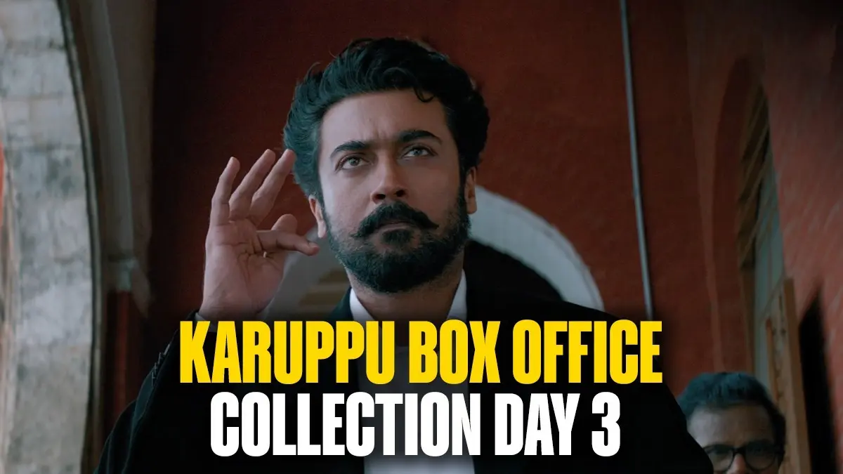 Karuppu Box Office Collection Day 3: Suriya Starrer Builds Strong Momentum, Wraps Up Opening Weekend At ₹68 Crore Karuppu is directed by RJ Balaji