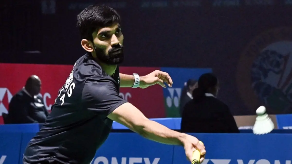 Thailand Open 2026: Kidambi Srikanth Upsets 8th Seed Loh Kean Yew; PV Sindhu, Devika Sihag Lead Women's Lineup Kidambi Srikanth in action