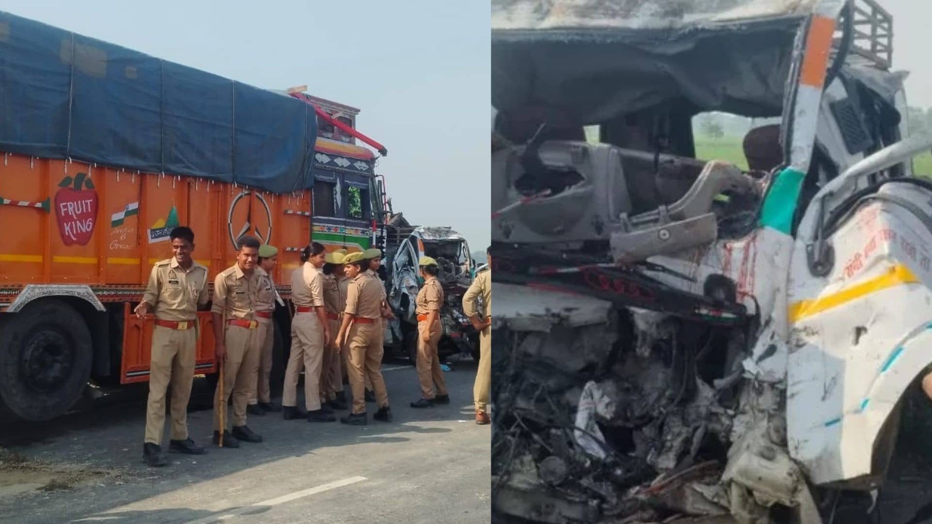 lakhimpur khiri road accident 