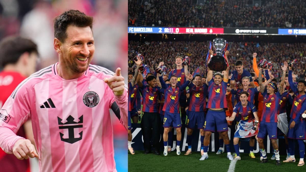 Lionel Messi Congratulates FC Barcelona On Winning Back-To-Back La Liga Titles