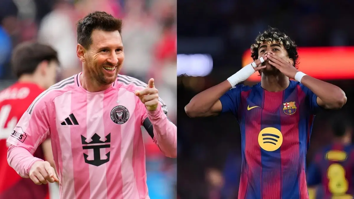 Lamine Yamal Garners Massive Praise From Lionel Messi As The 'Best Player Of New Generation' Lionel Messi and Lamine Yamal