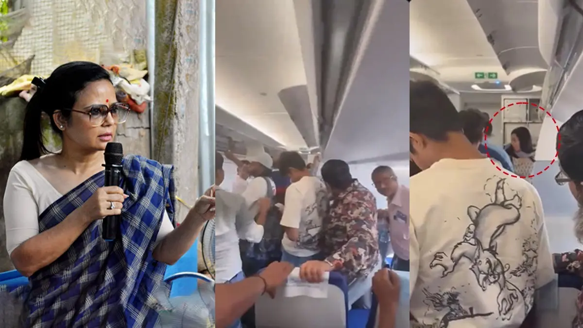 Crowd Inside a Flight Calls Mahua Moitra a Thief to Her Face, Video Goes  Viral | Republic World