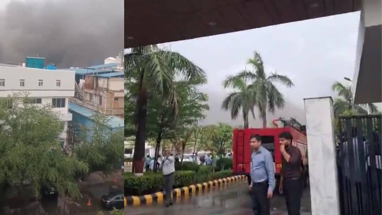 Major Fire at Spark Minda Manufacturing Unit in Noida Sector 59