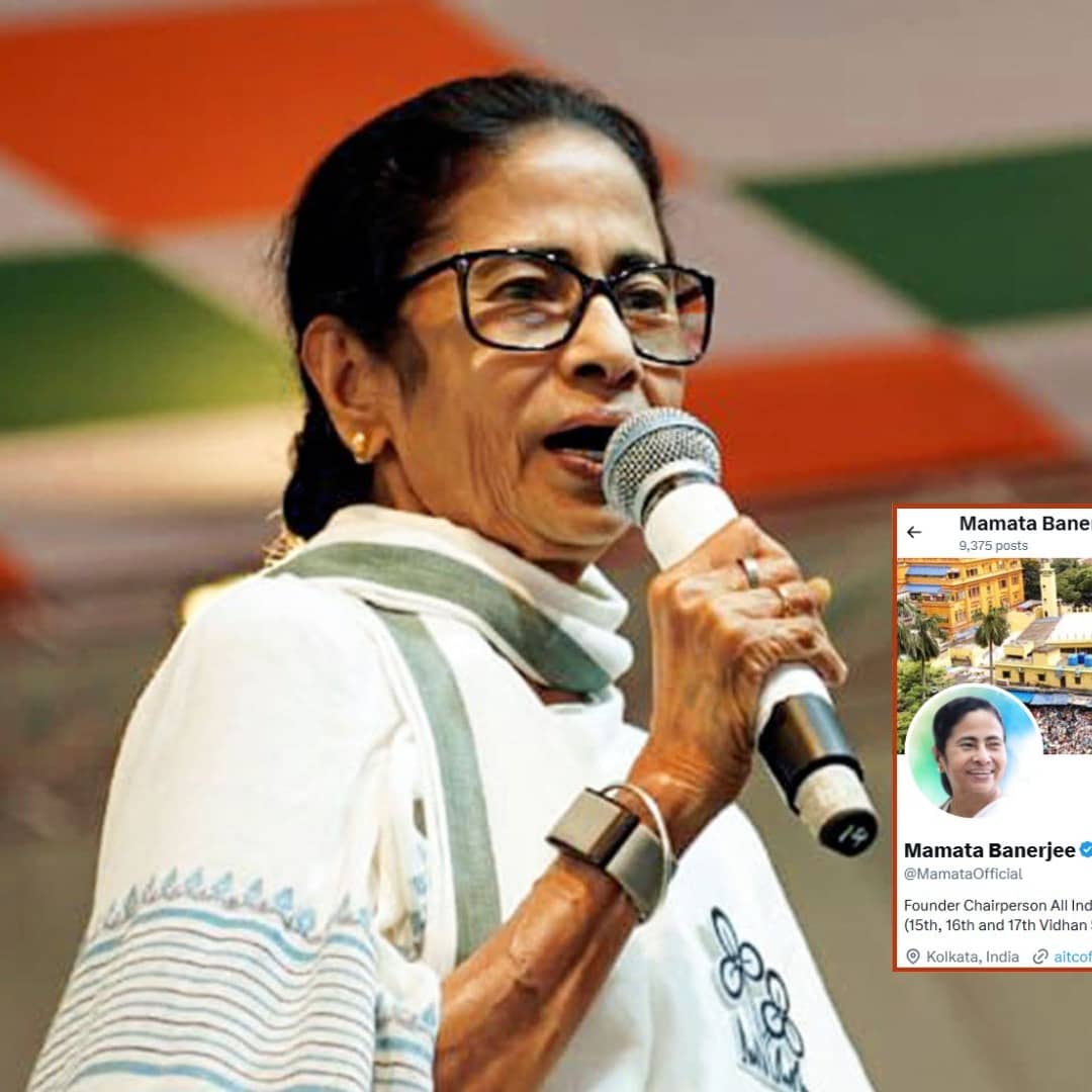 Mamata Banerjee Social Media Profile changed