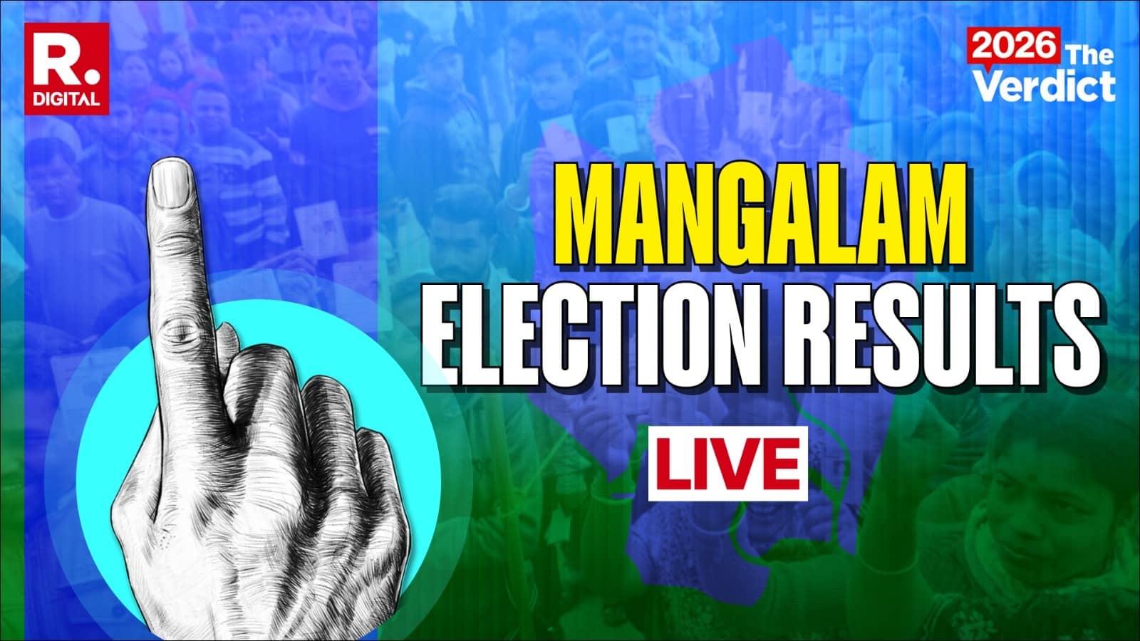 Mangalam Election Results 2026 LIVE: Updates: Counting Officially Begins at 8 AM