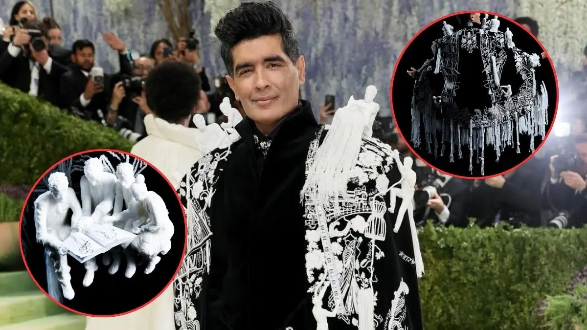 Met Gala 2026 Meets Mumbai: Manish Malhotra's Textural Drama At Fashion's Biggest Night, Honours Artisans Manish Malhotra Takes Fashion To Next Level At Met Gala 2026