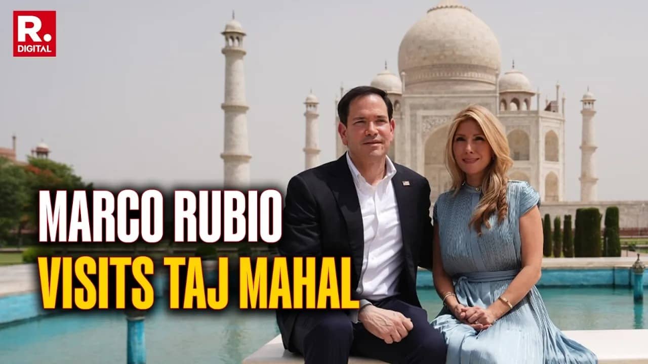 Marco Rubio Visits Taj Mahal