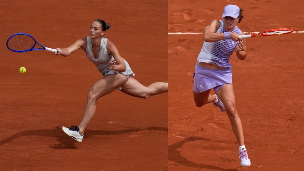 Marta Kostyuk and Iga Swiatek