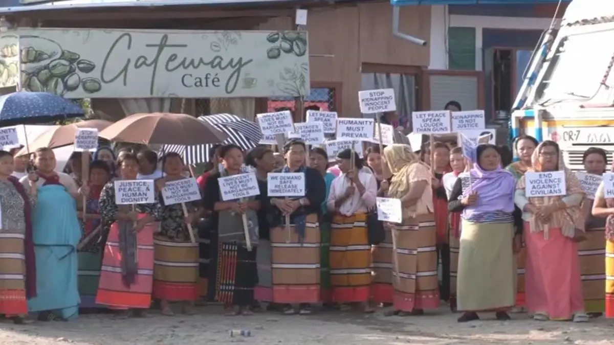 Mass Rally in Manipur Demands Immediate Release of Six Naga Hostages Mass Rally in Manipur Demands Immediate Release of Six Naga Hostages