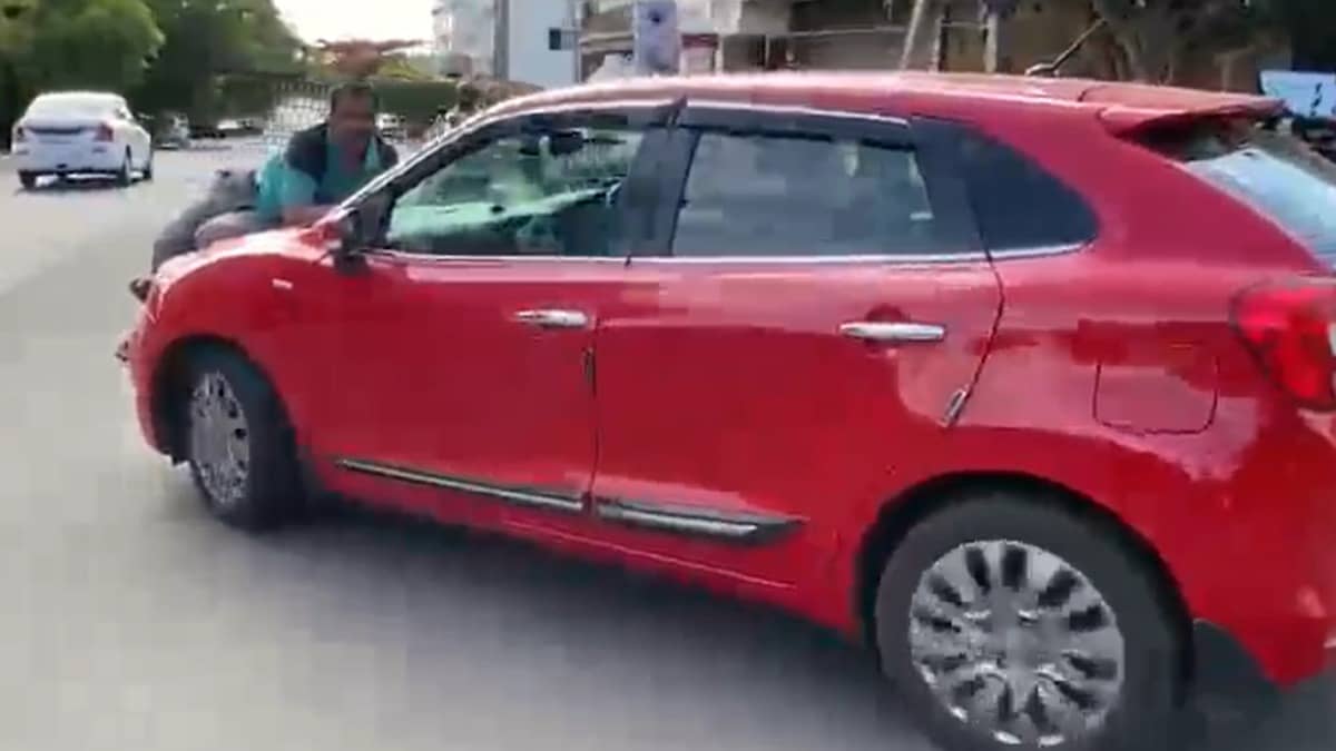 Mysuru Road Rage: Man Dragged 500m on Car Bonnet Over Loan Dispute