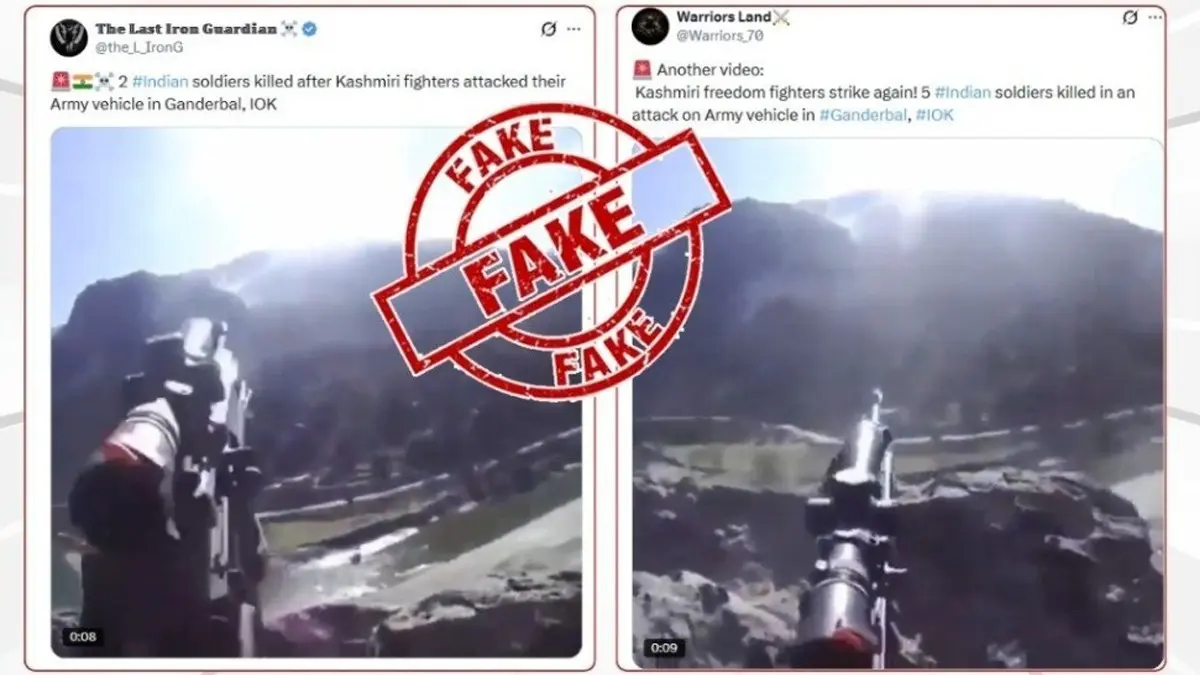 No Army Casualties in Ganderbal: India Debunks Fake Claims by Pakistan Propaganda Accounts No Army Casualties in Ganderbal: India Debunks Fake Claims by Pakistan Propaganda Accounts
