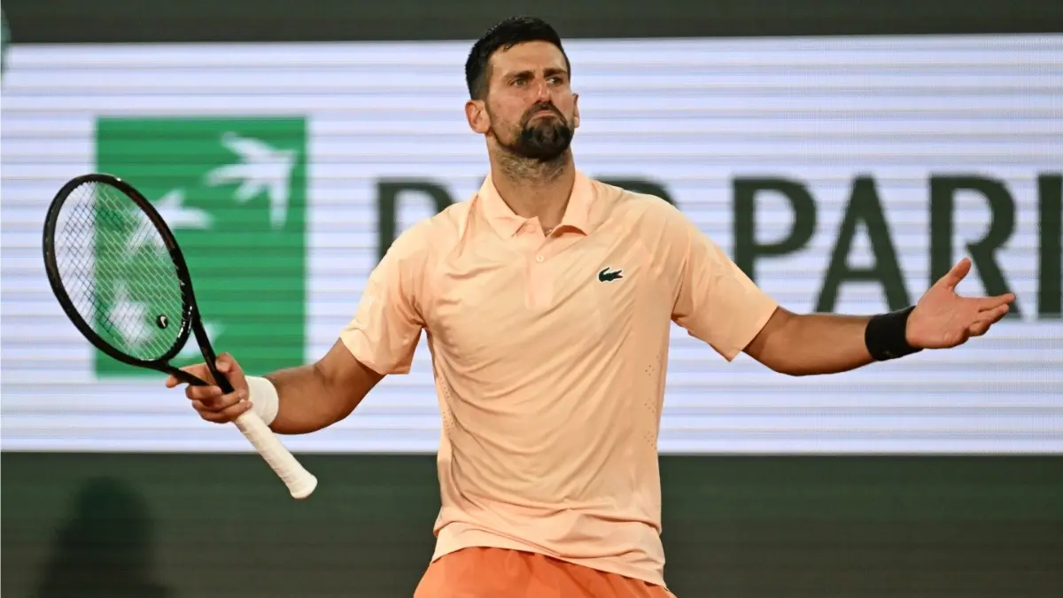 French Open 2026: Novak Djokovic Survives First-Round Scare, Starts Campaign With Nail-Biting Win Over Mpetshi Perricard Novak Djokovic