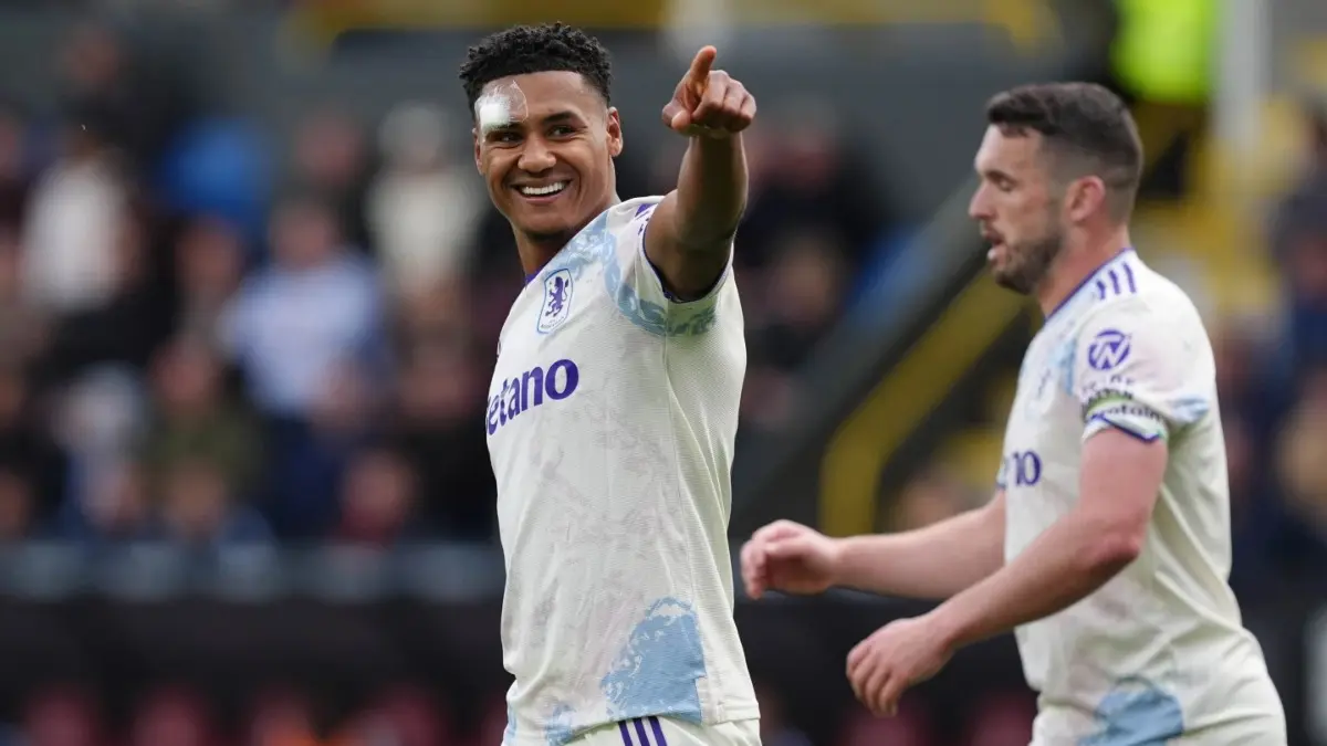 Premier League: Aston Villa Hold Up Champions League Qualification Bid With Burnley Draw, Nottingham Forest Almost Safe Ollie Watkins celebrates his goal