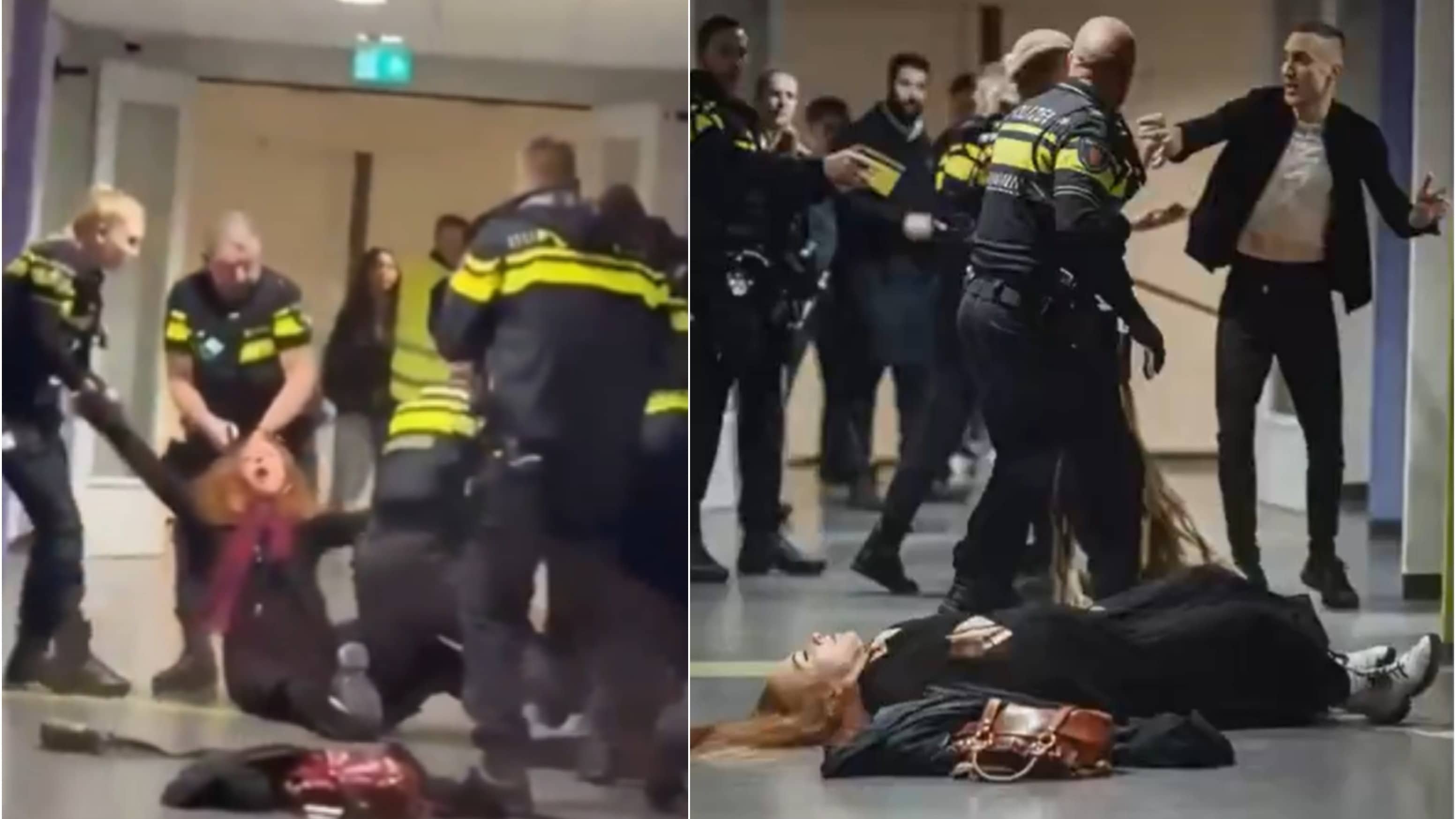 Outrage Erupts As Cop Hurls Pregnant Woman To Ground, Triggering Early Labour In Netherlands | Shocking Video Goes Viral