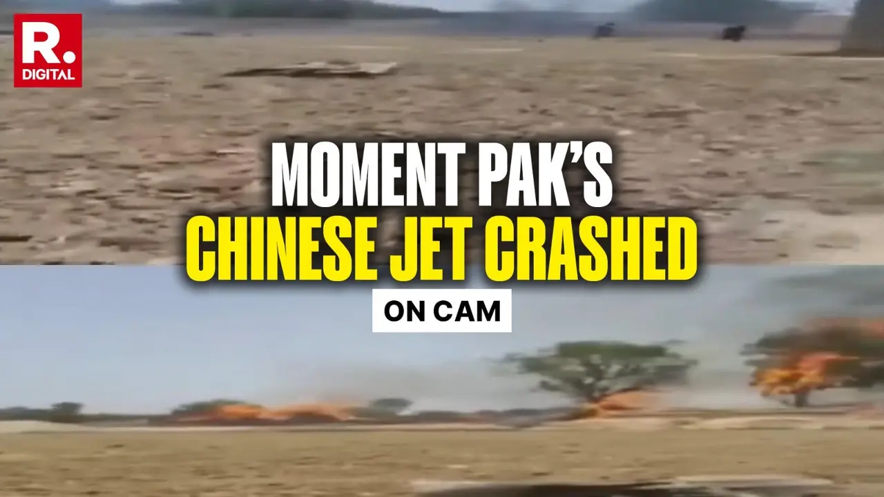 Pakistan Air Force Training Jet Crashes In Punjab’s Mianwali, Pilots Ejected Safely Pakistan Air Force Jet Crashes in Punjab During Training Mission