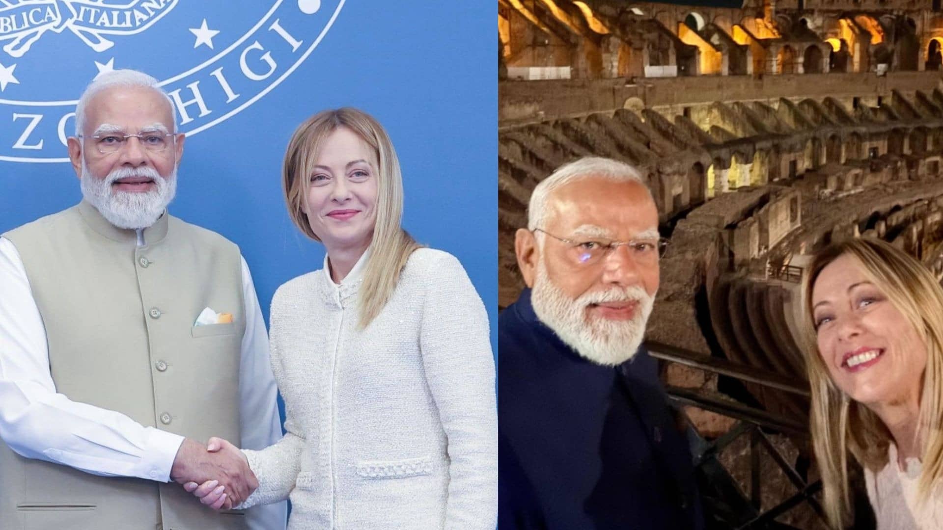 PM Modi- Giorgia Meloni