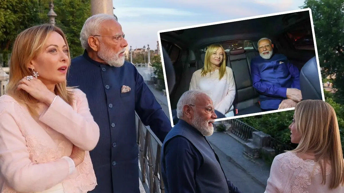 कार सेल्फी, कोलोसियम विजिट... मेलोनी ने PM मोदी के साथ खिंचवाई खूबसूरत PHOTOS, बातचीत शुरू होने से पहले Viral PM Modi Italy visit