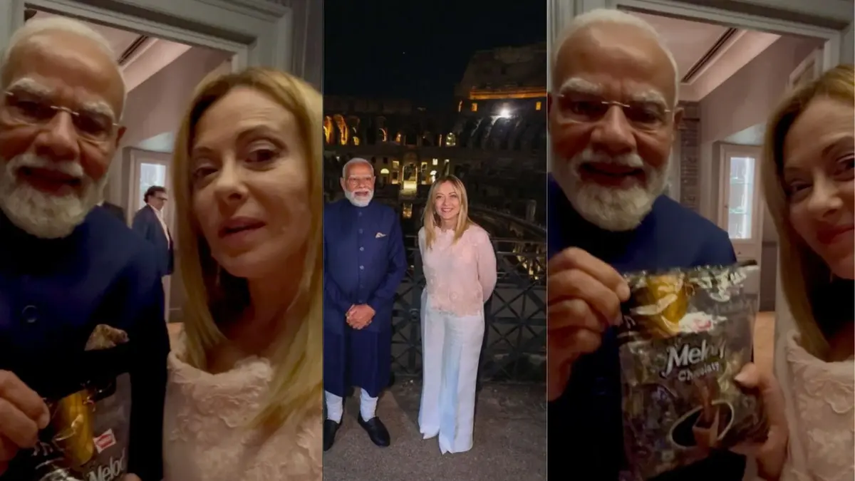 PM मोदी और जॉर्जिया मेलोनी के Melody मोमेंट लोगों को खूब भाया, VIDEO को कुछ घंटों में मिले 13 करोड़ से ज्यादा व्यूज PM Modi-Meloni