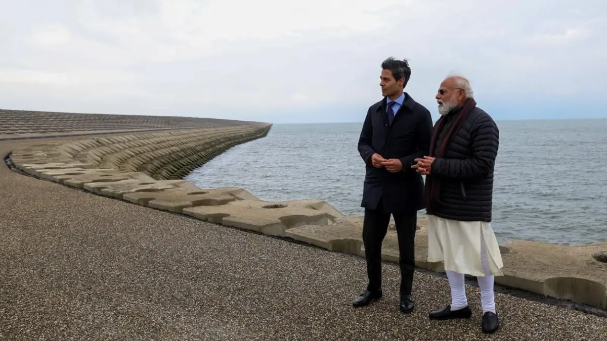 The Gujarat Connection: PM Modi’s Visit to the Afsluitdijk, How Dutch Tech Will Fuel the Kalpasar Project PM Modi Visits Dutch Afsluitdijk Dam for Water Projects