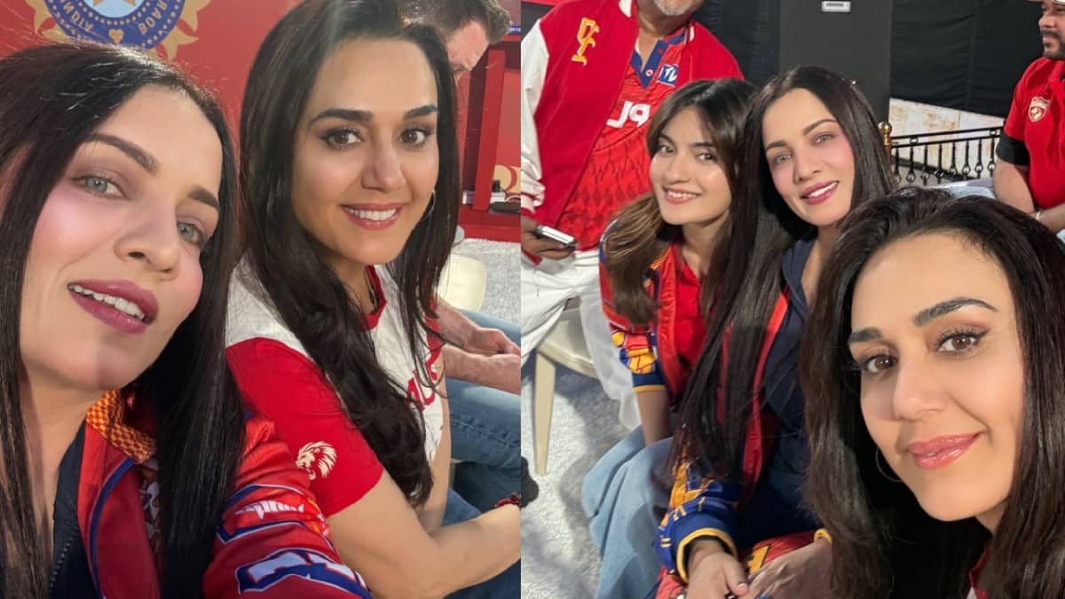 टूटती शादी के बीच प्रीति जिंटा संग IPL मैच देखने पहुंचीं सेलिना जेटली, स्टेडियम से तस्वीरें वायरल, बोलीं- मेरे बुरे समय में भी…