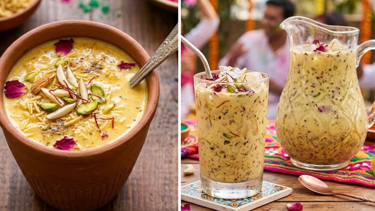 ragda Thandai recipe homemade summer cooling drink dry fruits special recipe