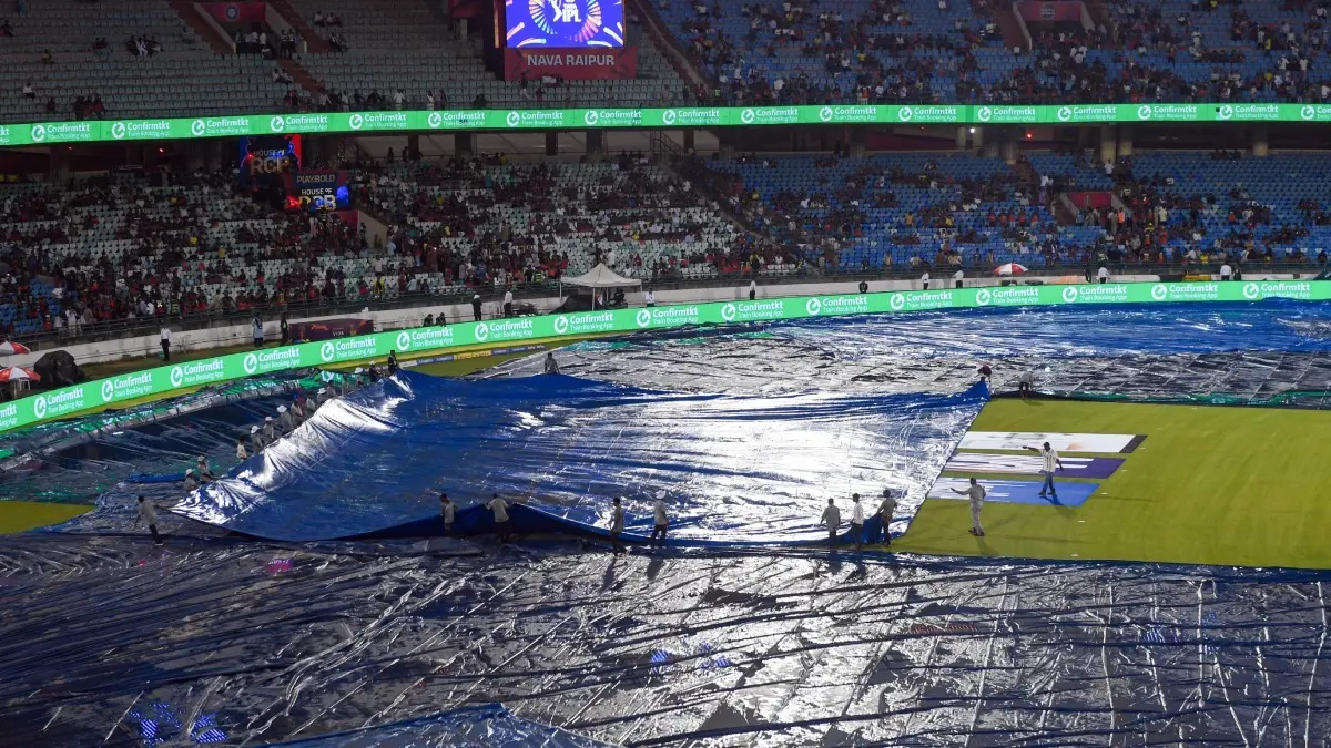 What Happens If RCB vs KKR Gets Washed Out In Raipur? IPL 2026 Playoff Scenarios Explained Rain has delayed the toss in Raipur
