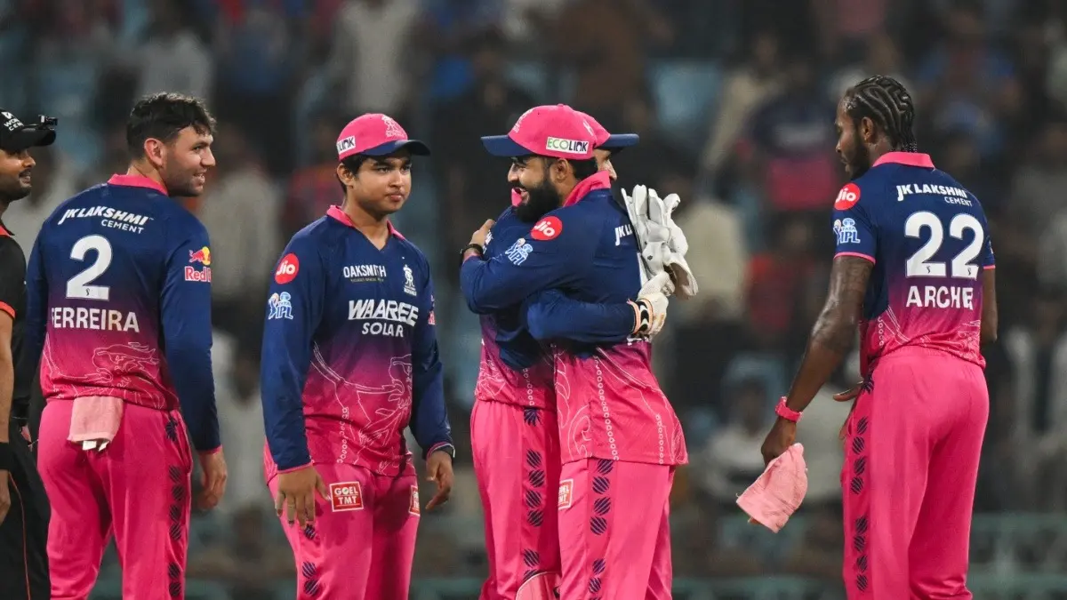 Mittal Family, Adar Poonawalla Become New Rajasthan Royals Owners, Seal Approx $1.65 Billion Deal Rajasthan Royals players celebrating after taking a wicket