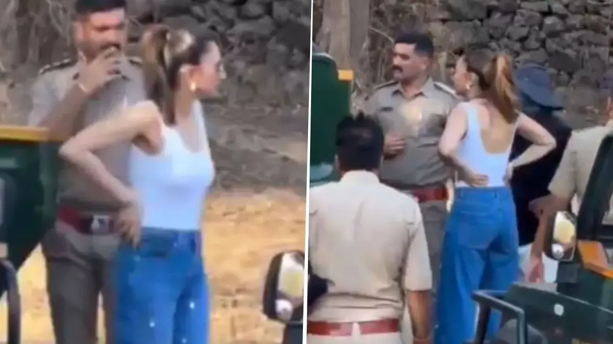 Rakul Preet Singh's Video From Gir National Park Sparks Row, Know Why Stepping Out Of Wildlife Safari Vehicle Is Against Forest Rules Rakul's Viral Video