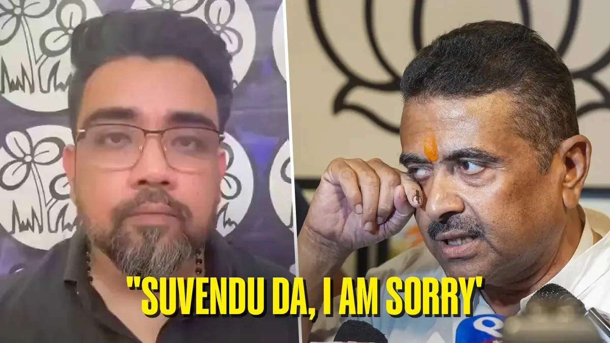 ‘I Was Under Pressure’: TMC Spokesperson Riju Dutta Apologises to Suvendu Adhikari for His Past Abusive Remarks Riju Dutta Issues Personal Apology to Suvendu Adhikari