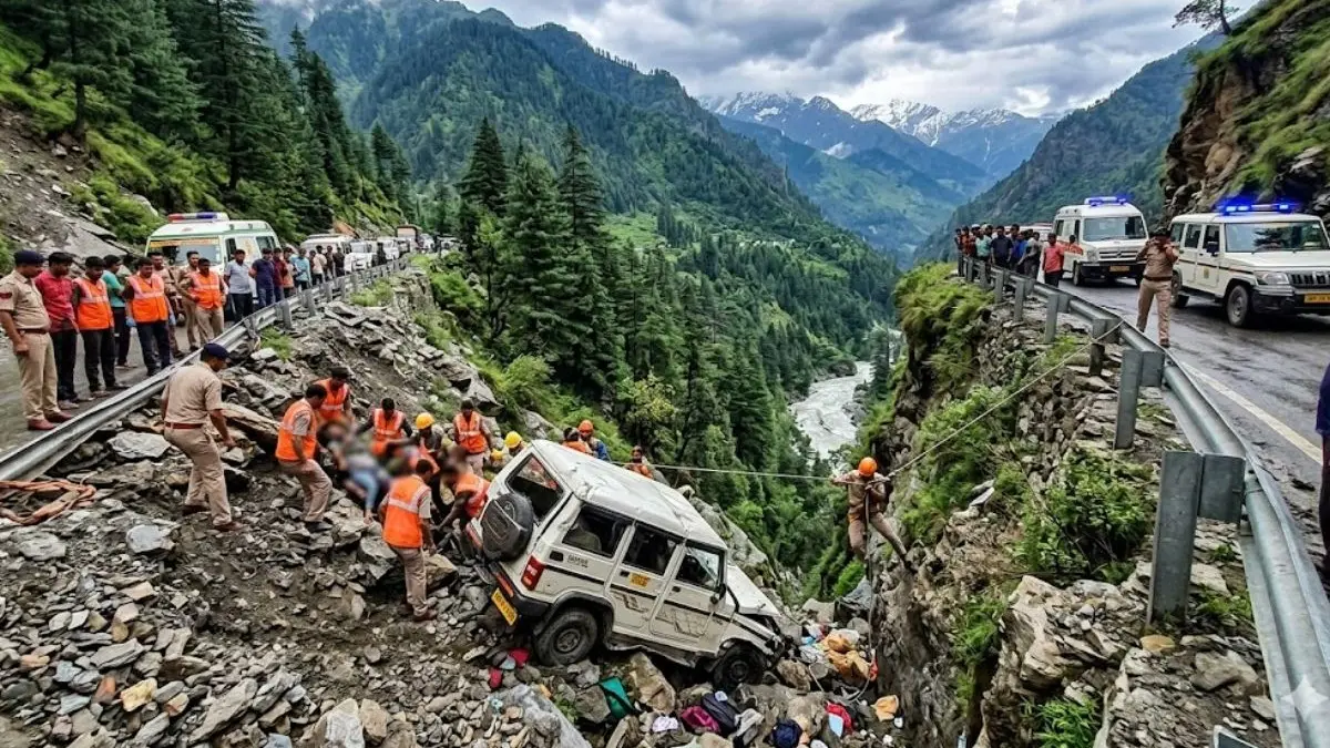 BREAKING: हिमाचल प्रदेश में भीषण सड़क हादसा, खाई में गिरी टैक्सी, 8 लोगों की मौत Road accident in chamba Himachal Pradesh