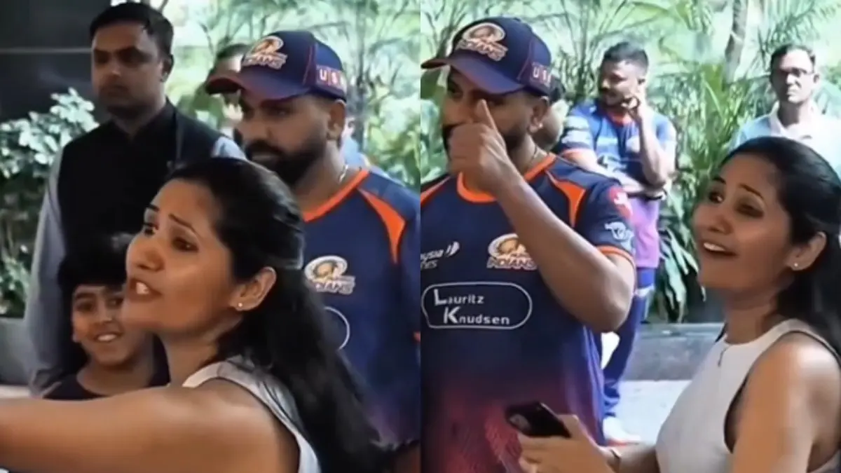 Rohit Sharma's HILARIOUS 'Abhi Kya Karu Phir' to Female Fan Ahead of MI-RCB IPL 2026 Match is Epic; Check Viral Video | WATCH Rohit Sharma