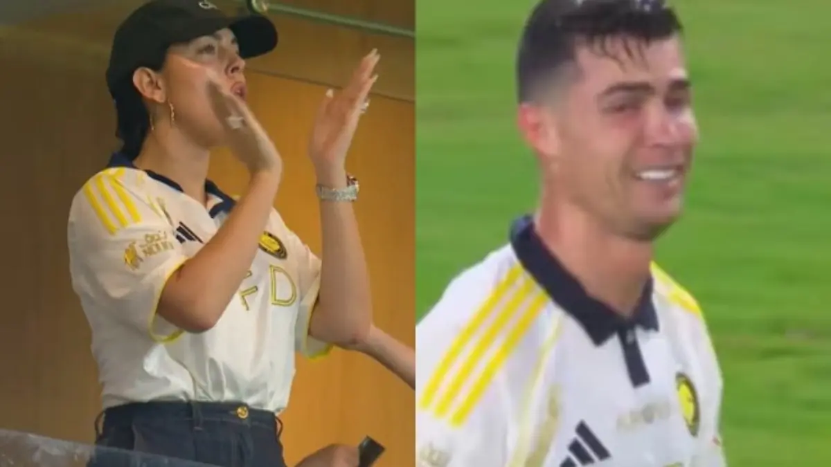 WATCH | Cristiano Ronaldo in Tears, Georgina Gets Emotional as Al-Nassr Clinch Saudi Pro League Title Ronaldo was emotional and in tears as he received a standing ovation
