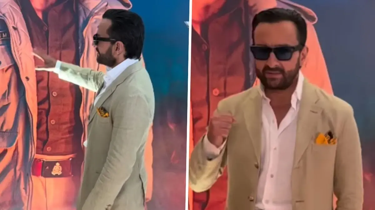 Kareena Effect! Saif Ali Khan's 'Main Apna Favourite Hoon' Moment From Film Event Goes Viral | Watch Saif Ali Khan viral video
