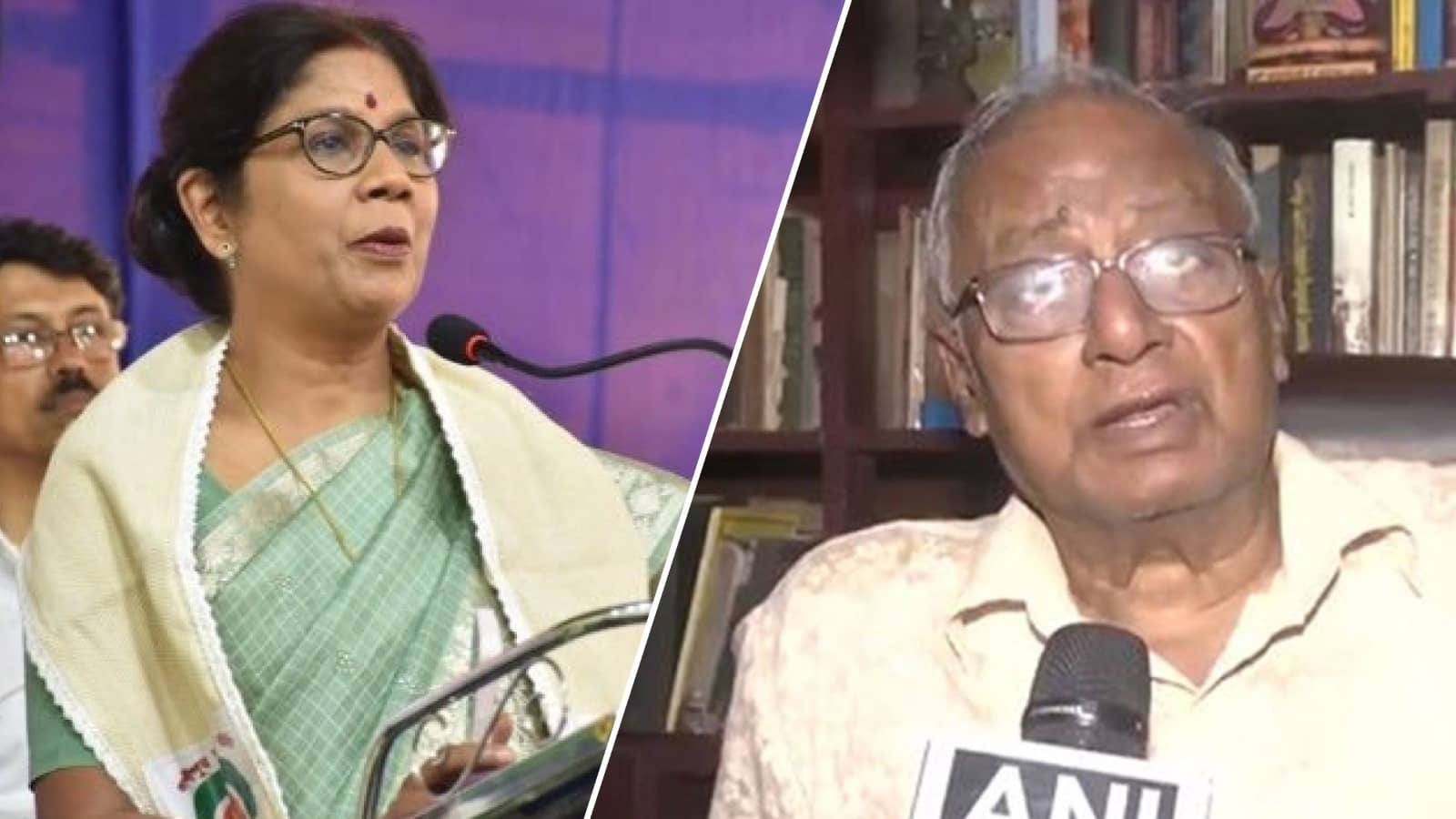 Saugata Roy and Dr Shashi Panja