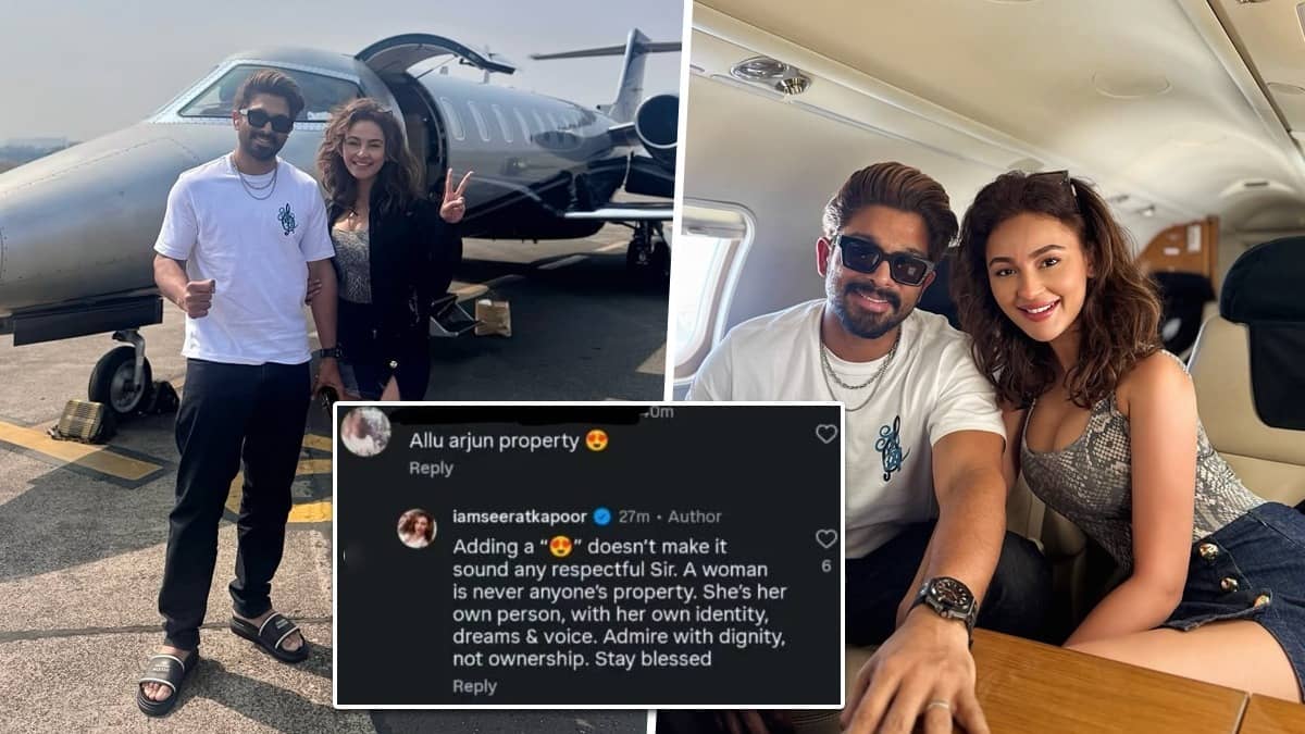 Allu Arjun's Property: Telugu Actress Reacts Strongly To Troll's Sexist Comment Linking Her And Raaka Star