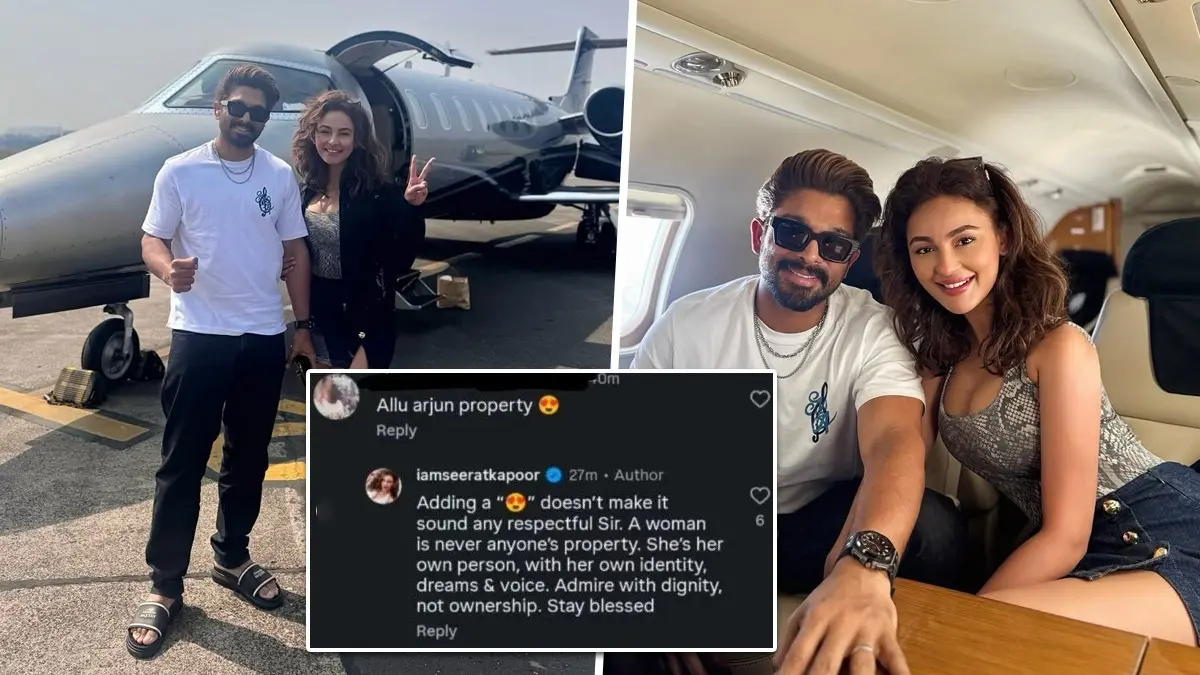 Allu Arjun's Property: Telugu Actress Reacts Strongly To Troll's Sexist Comment Linking Her And Raaka Star Seerat Kapoor bashes troll linking her to Allu Arjun